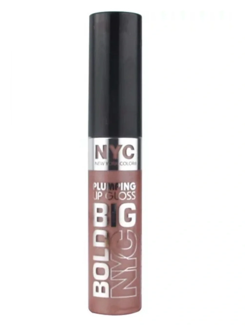 NYC COLOSSAL CACAO Bold Big Plumping Lip Gloss - Rose Brown Shade
